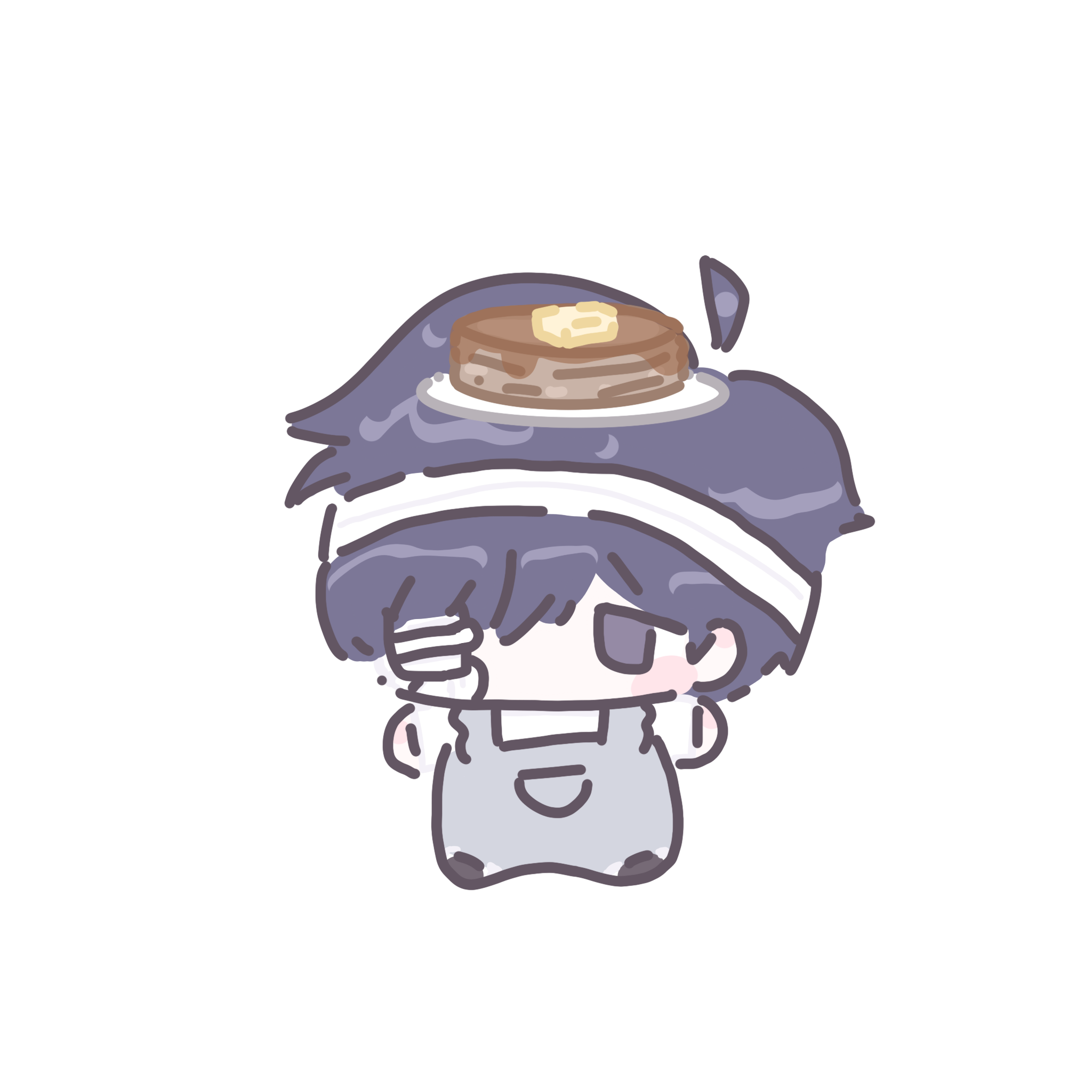 floating chibi angel